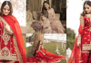 Aiman Khan New Bridal Look In Red Collection
