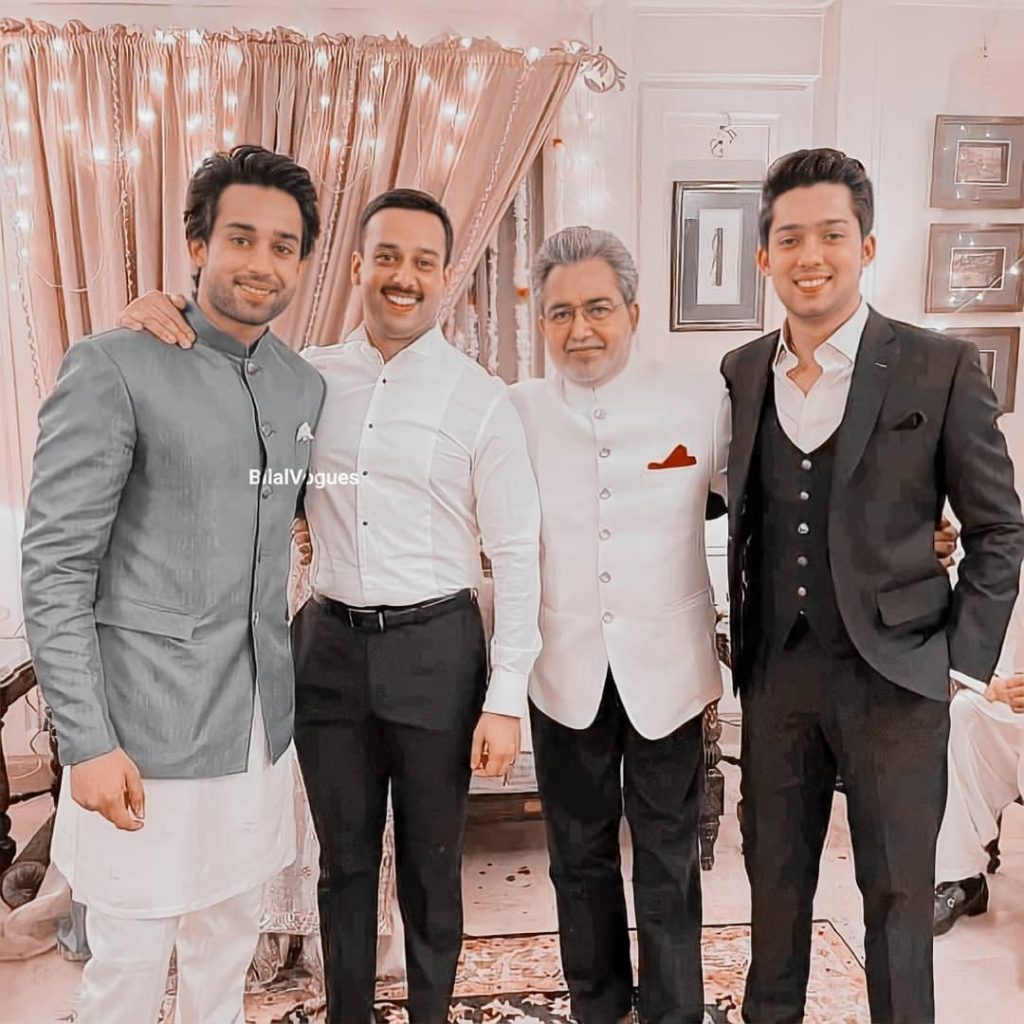 Beautiful Pictures of Bilal Abbas At His Brother’s Wedding Ceremony