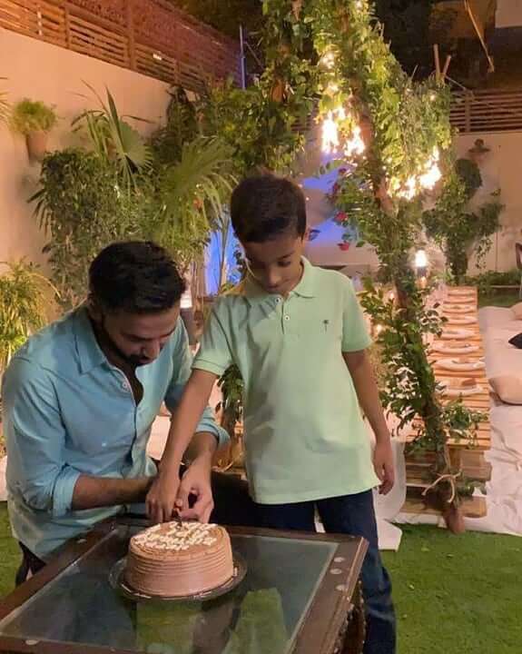 Waseem Badami Celebrated Son Adil's Birthday at Home