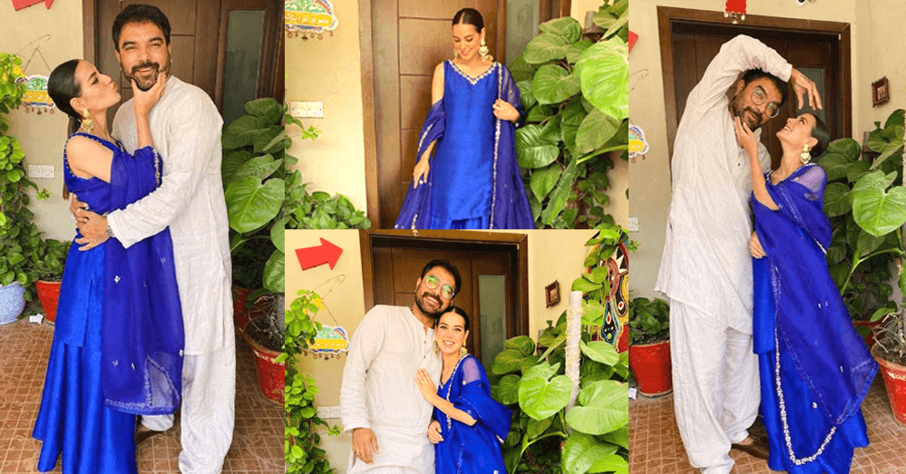 TV Actor Iqra Aziz’s Eid Celebrations With Husband Yasir Hussain is Filled With Happiness