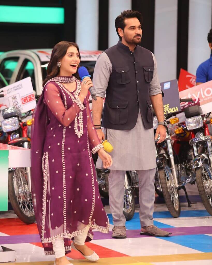Beautiful Pictures of Ayeza Khan Wearing Shalwar Kameez in Jeeto Pakistan