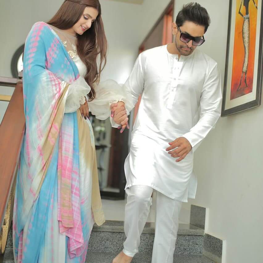 Hira Mani & Salman Sheikh Share ADORABLE PICS From Their Eid Celebrations