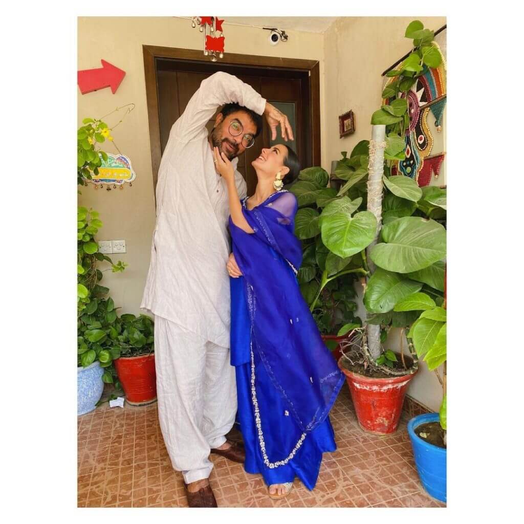 TV Actor Iqra Aziz’s Eid Celebrations With Husband Yasir Hussain is Filled With Happiness