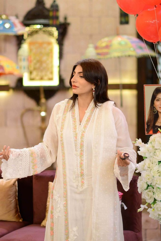 Newly Wed Couple Mariam Ansari and Owais Khan in Nida Yasir’s Morning Show