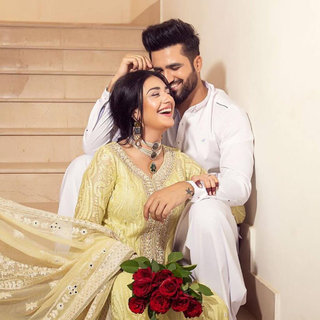 Falak Shabir Celebrates Eid With Wife Sarah Khan