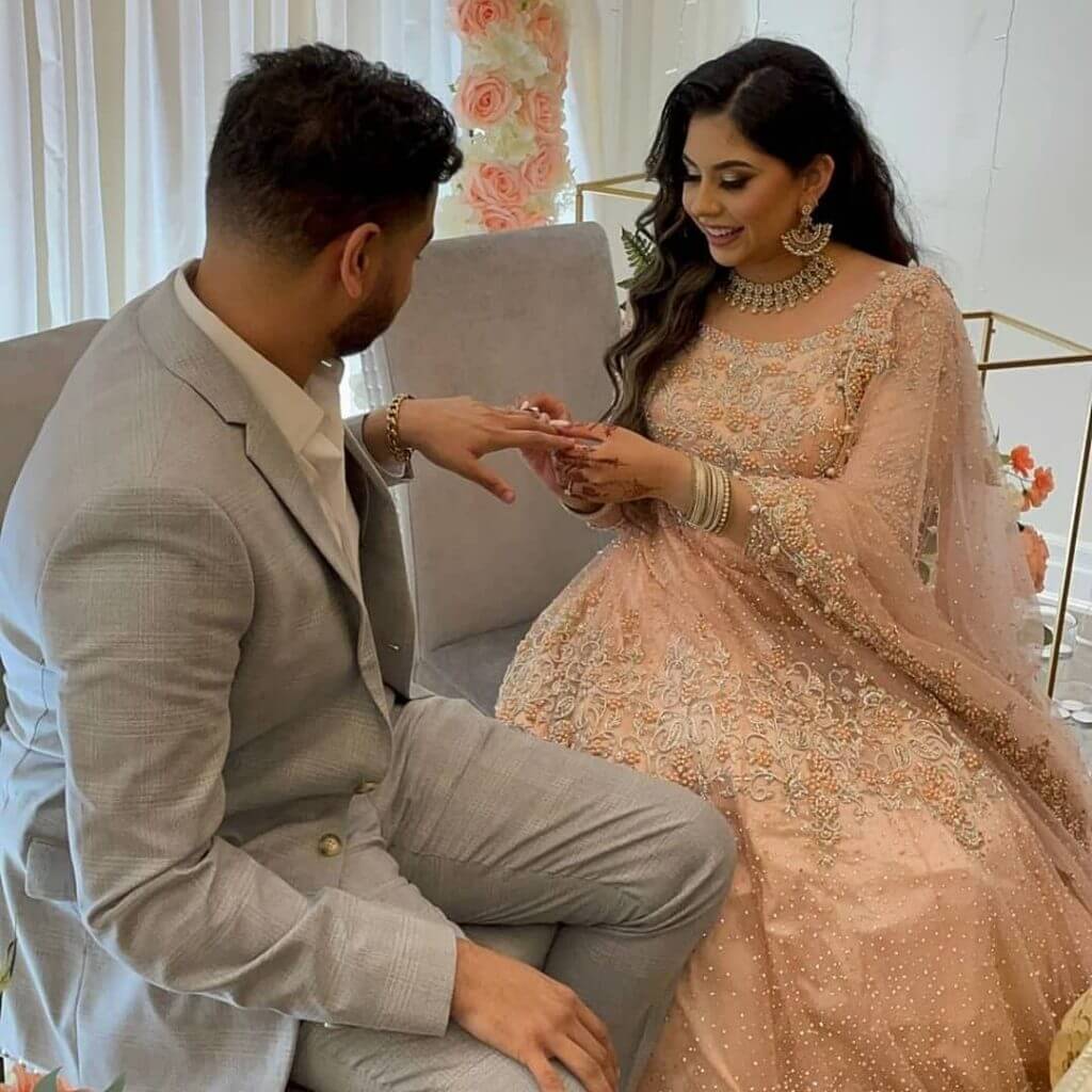 Youtuber Sunny Jafry And Mariam Asim Engagement Pictures