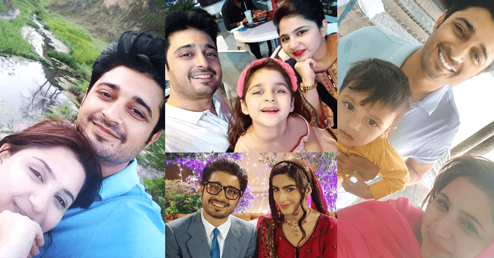 Beautiful Pictures of Babar Khan With His Wife And Kids