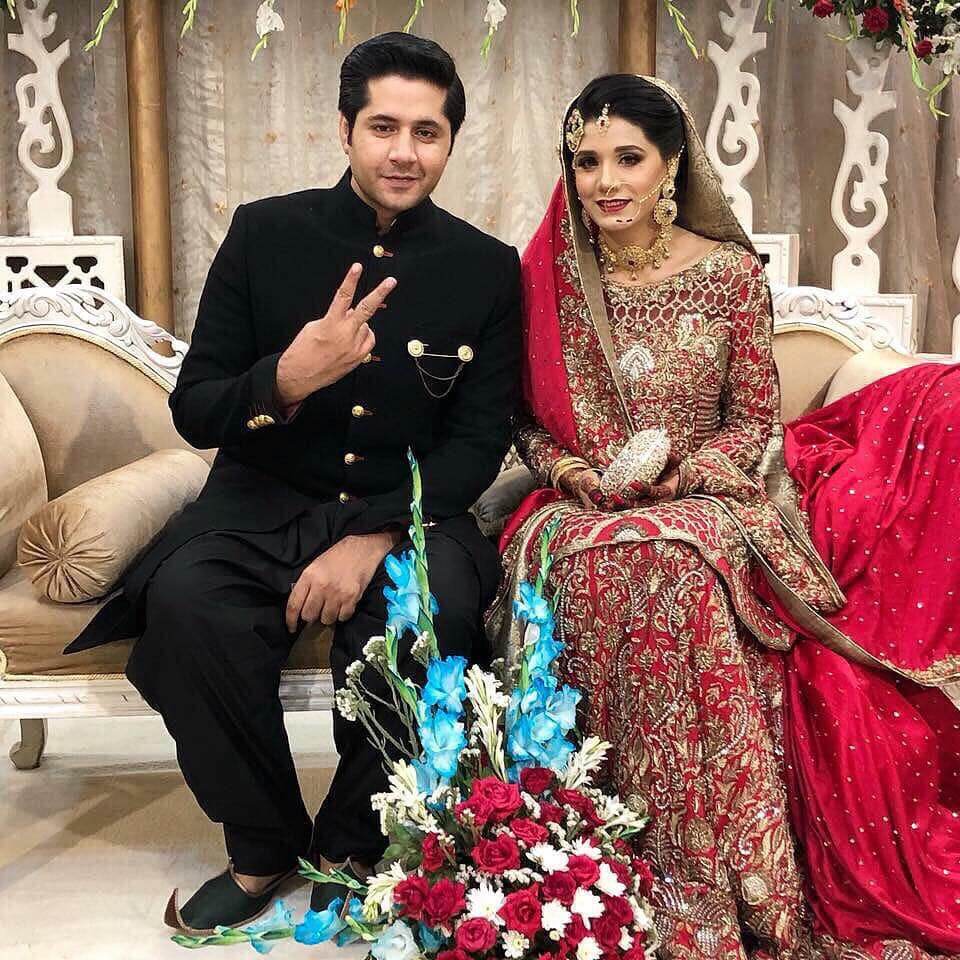 Imran Ashraf Wedding Pictures With His Wife Kiran Ashfaq
