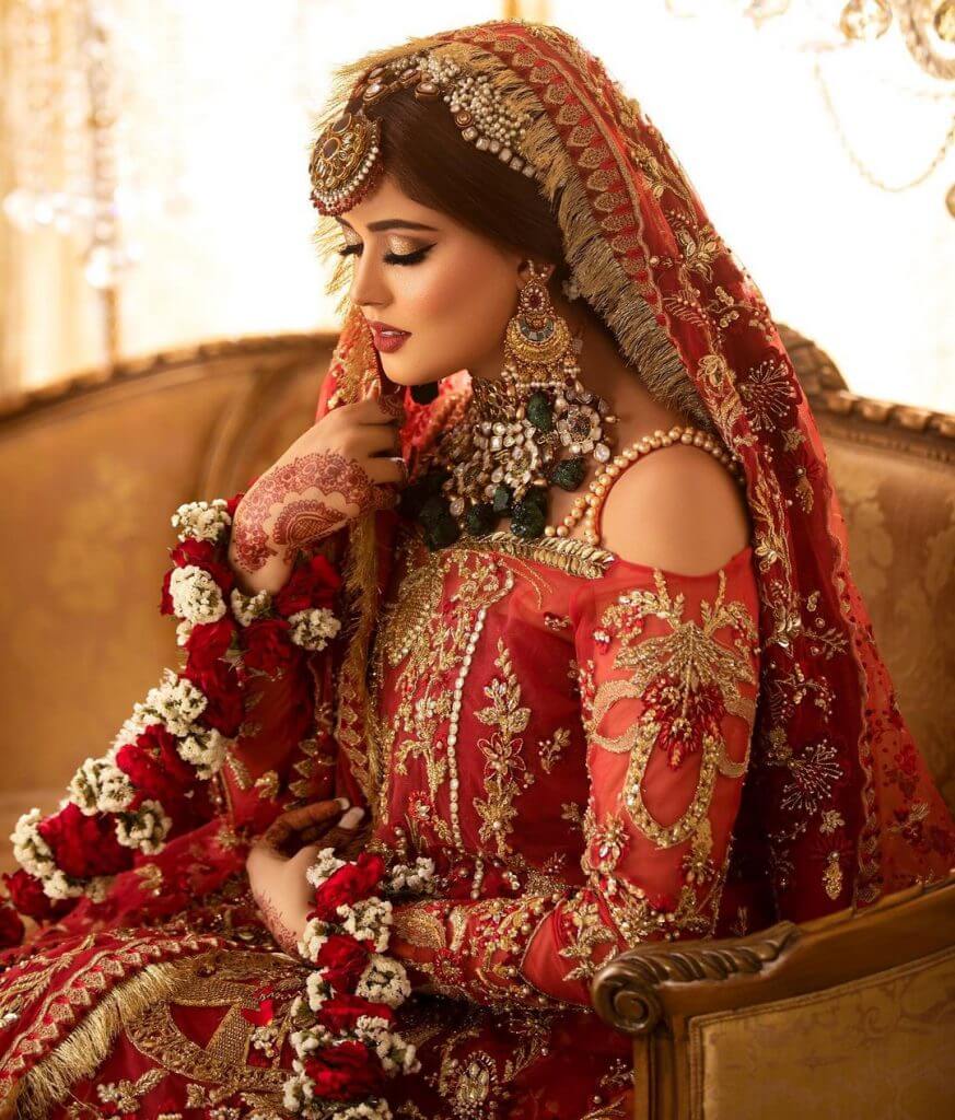 Beautiful Actress Kanwal Aftab Bridal Look Clicks