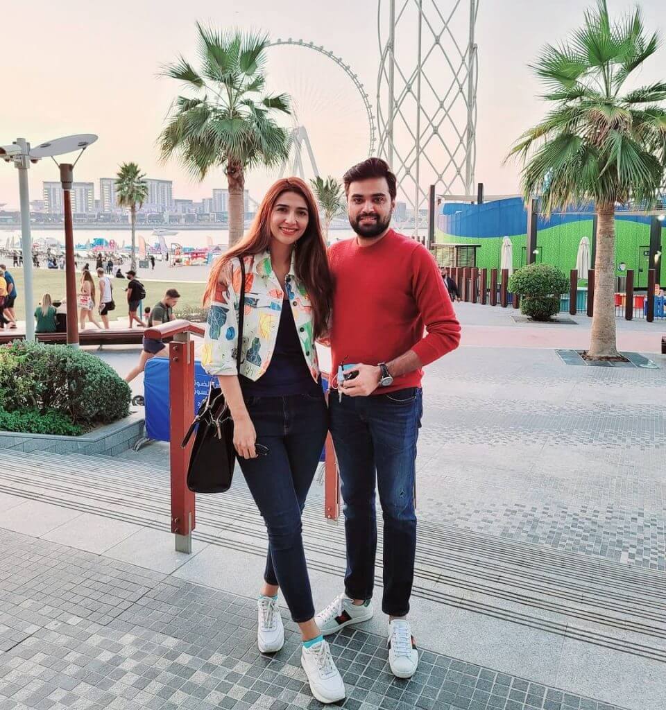 Rabab Hashim Enjoys Vacation Time On Beach, Shares Adorable Snaps With Husband