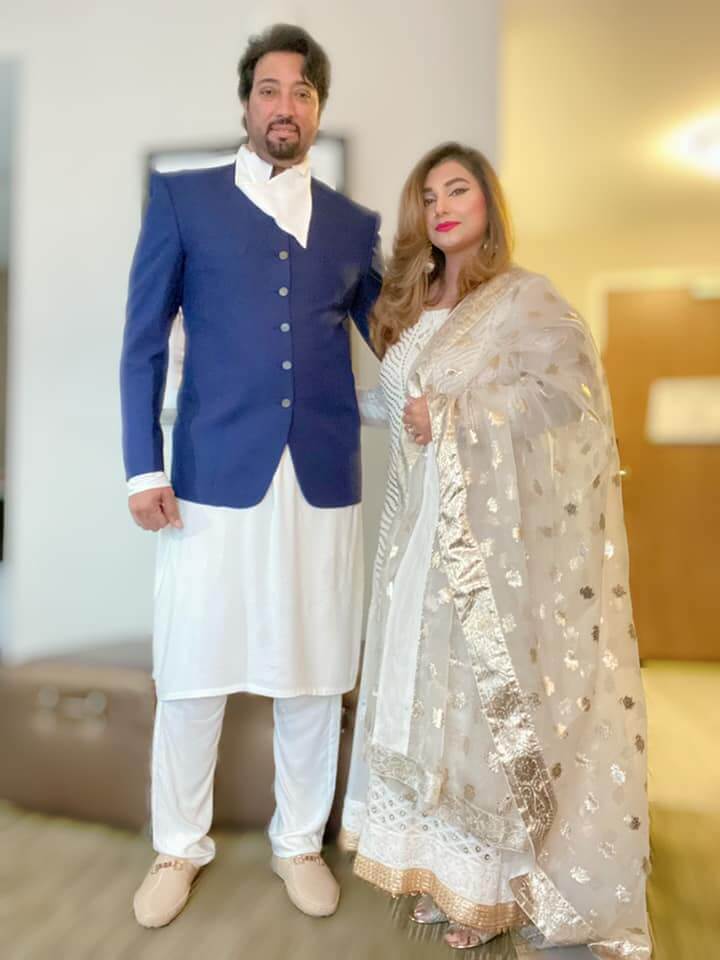 Javeria Saud Shares Adorable Eid Pictures With Her Husband
