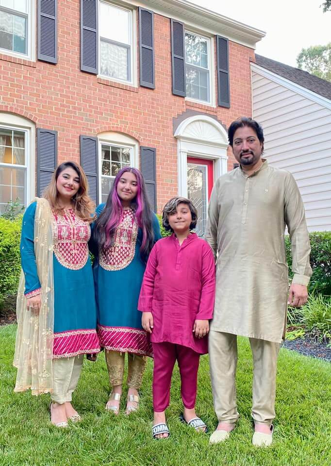Javeria Saud and Saud Qasmi Celebrating Eid With Family
