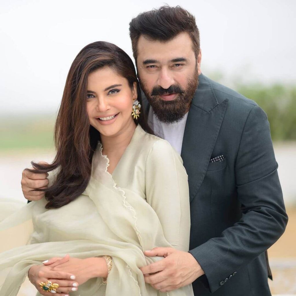 Yasir Nawaz Celebrated Eid-ul-Adha With Wife Nida Yasir In Karachi