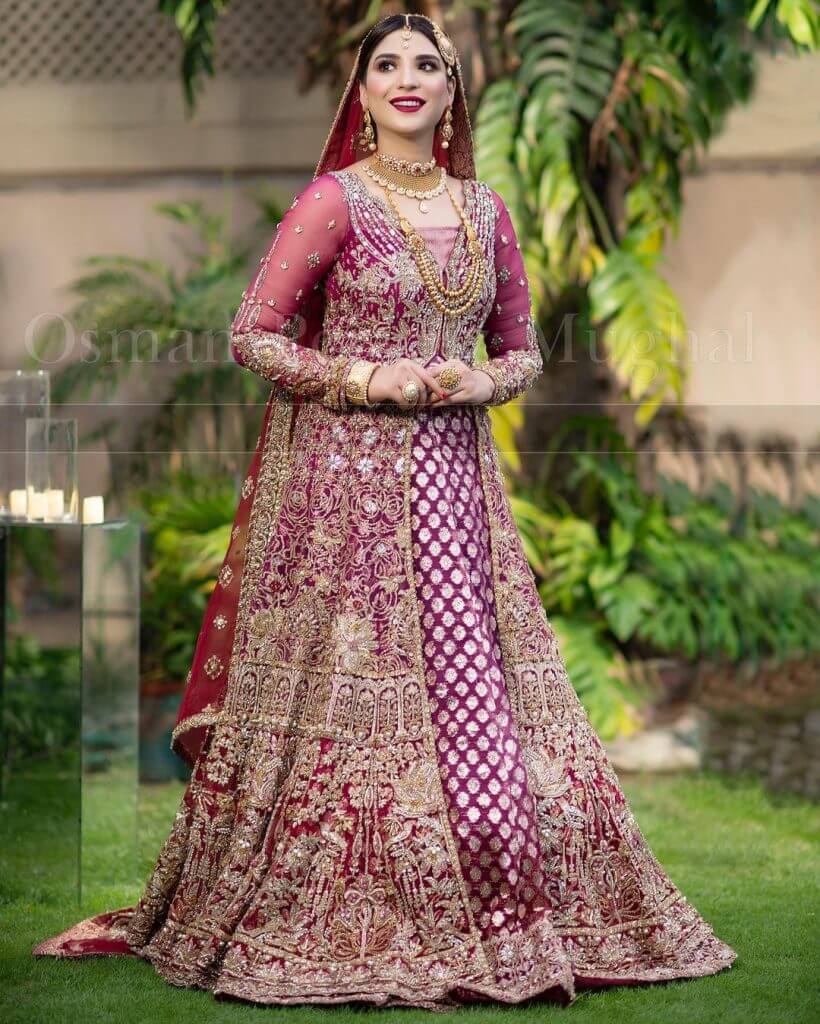 Ramsha Khan Lovely and Adorable Clicks In Bridal Collection