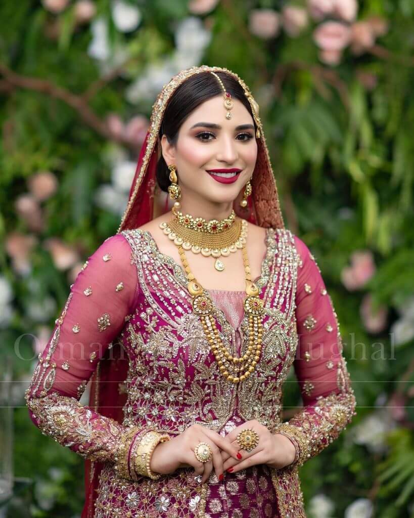 Ramsha Khan Lovely and Adorable Clicks In Bridal Collection