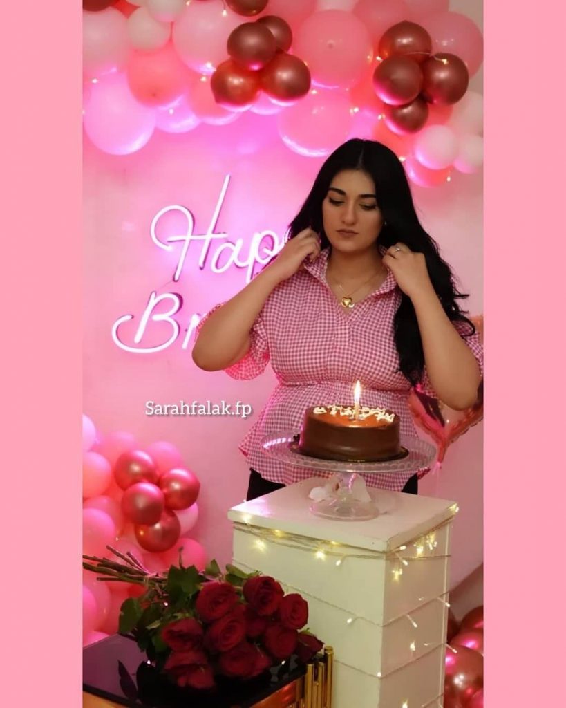 Pictures From Falak Shabir’s Wife, Sarah Khan 28th Birthday