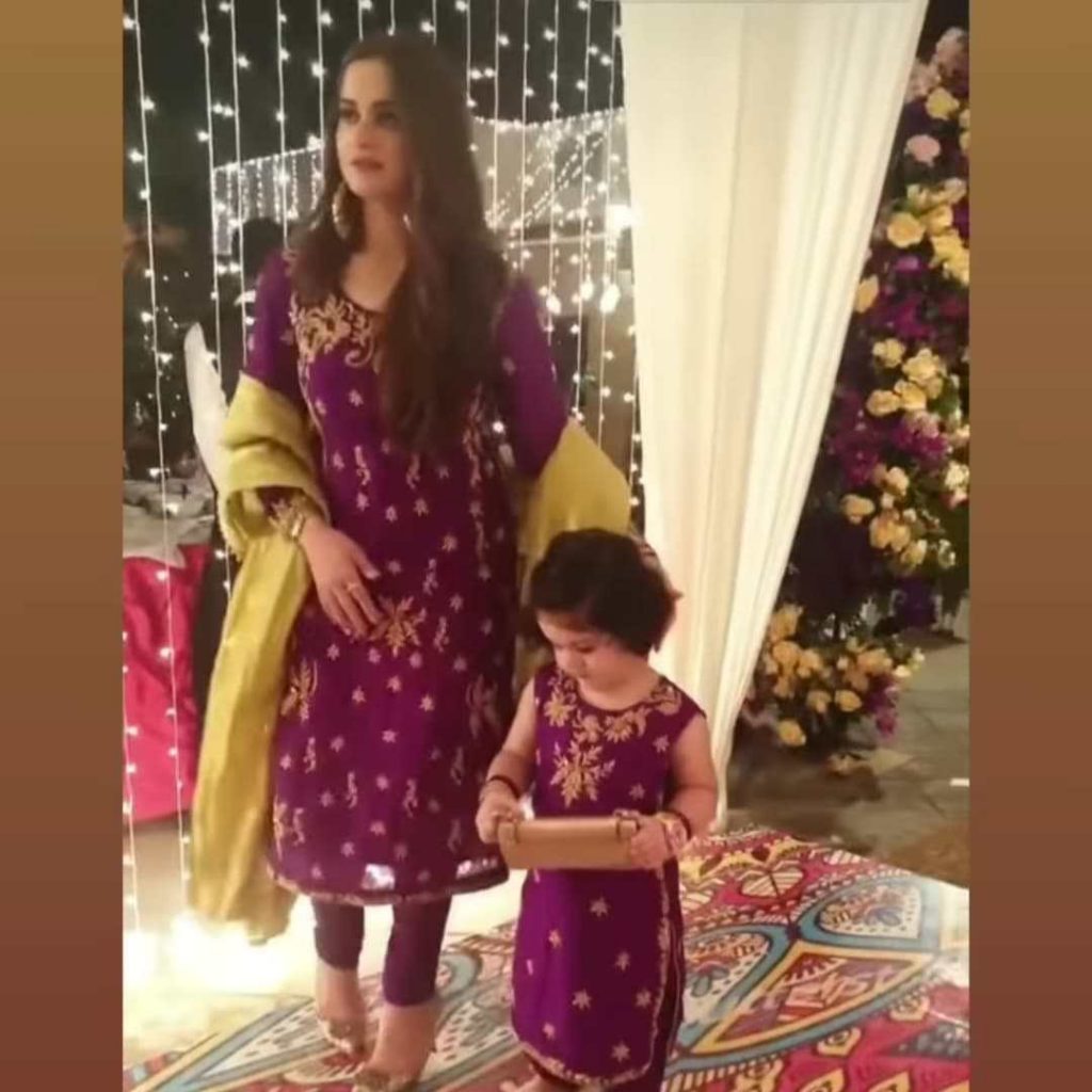Aiman Khan's arrival in Minal and Ahsan's dholki
