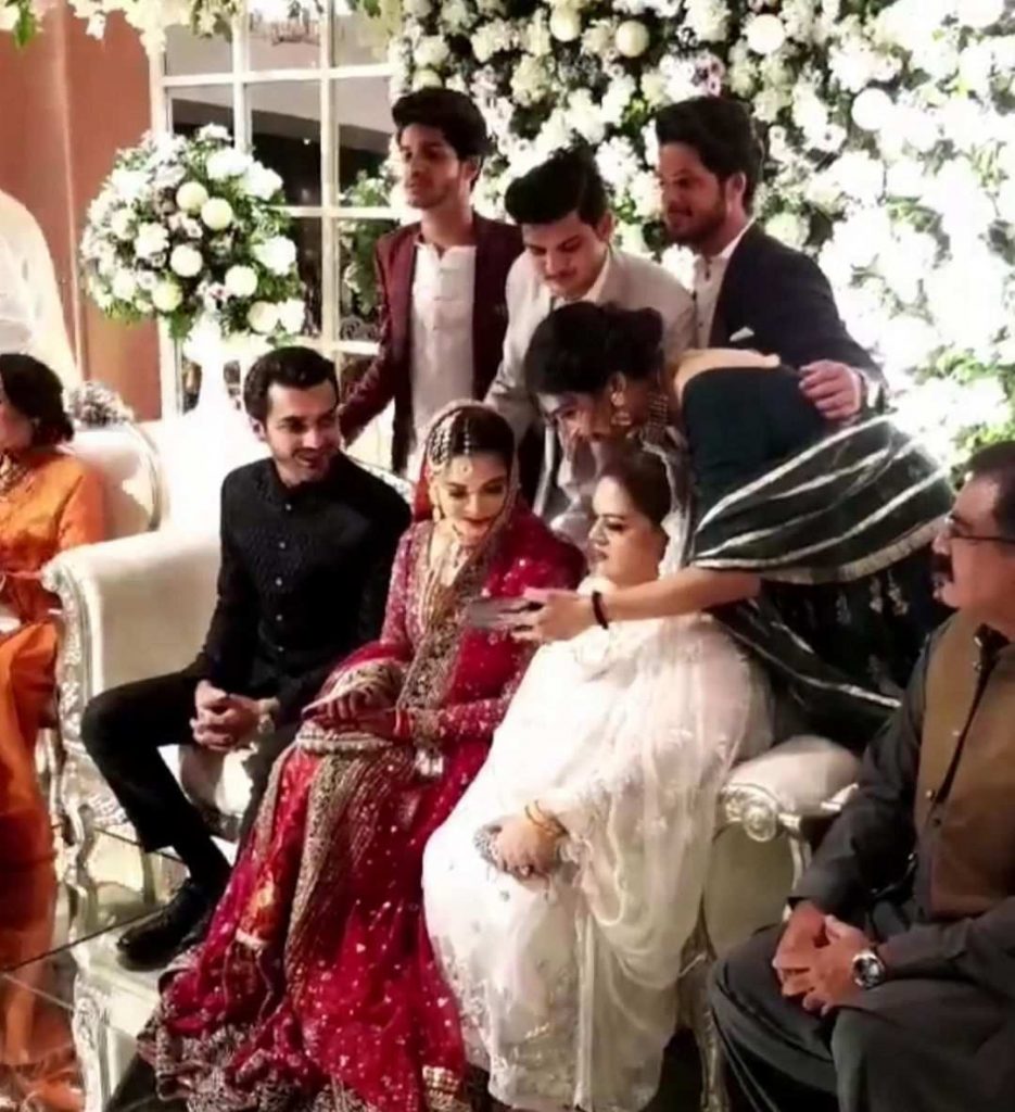 Minal Khan Wedding Pictures With Her Husband Ahsan Mohsin Ikram
