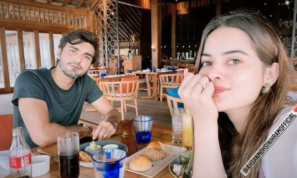 Minal Khan And Ahsan Mohsin Ikram New Pictures on Their Honeymoon