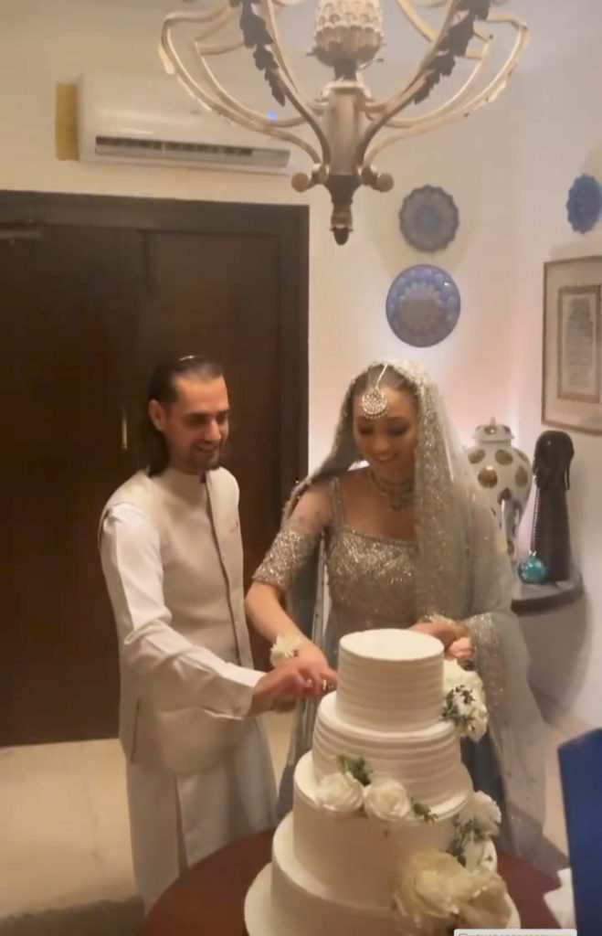 Neha Rajpoot Wedding Pictures With Her Husband Shahbaz Taseer