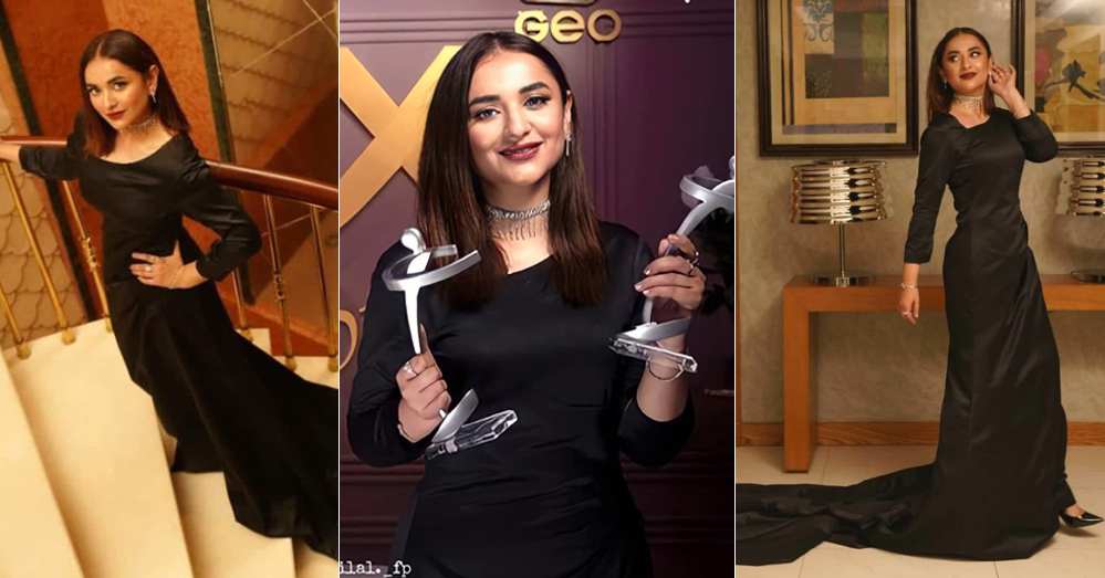 Yumna Zaidi Stuns At The Lux Style Awards 2021 - Showbiz Pakistan