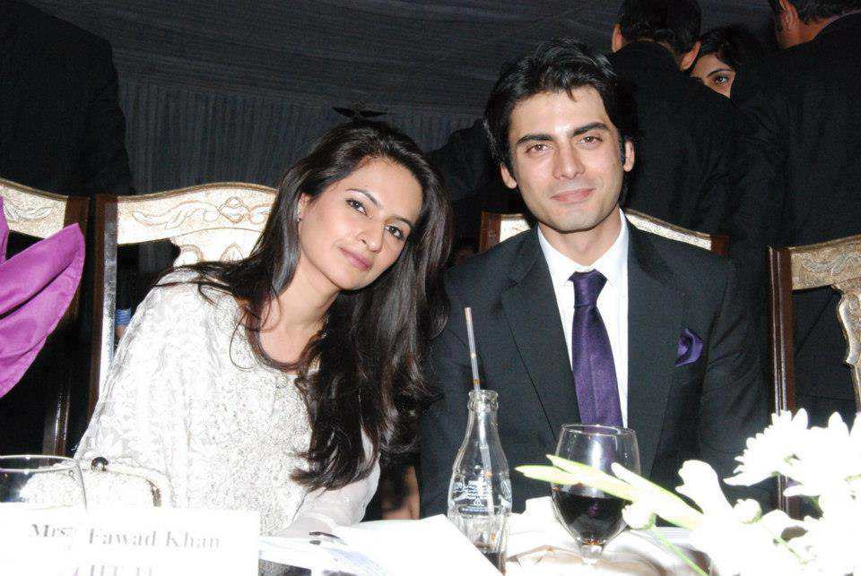 Fawad Khan Beautiful Pictures With Wife And Son