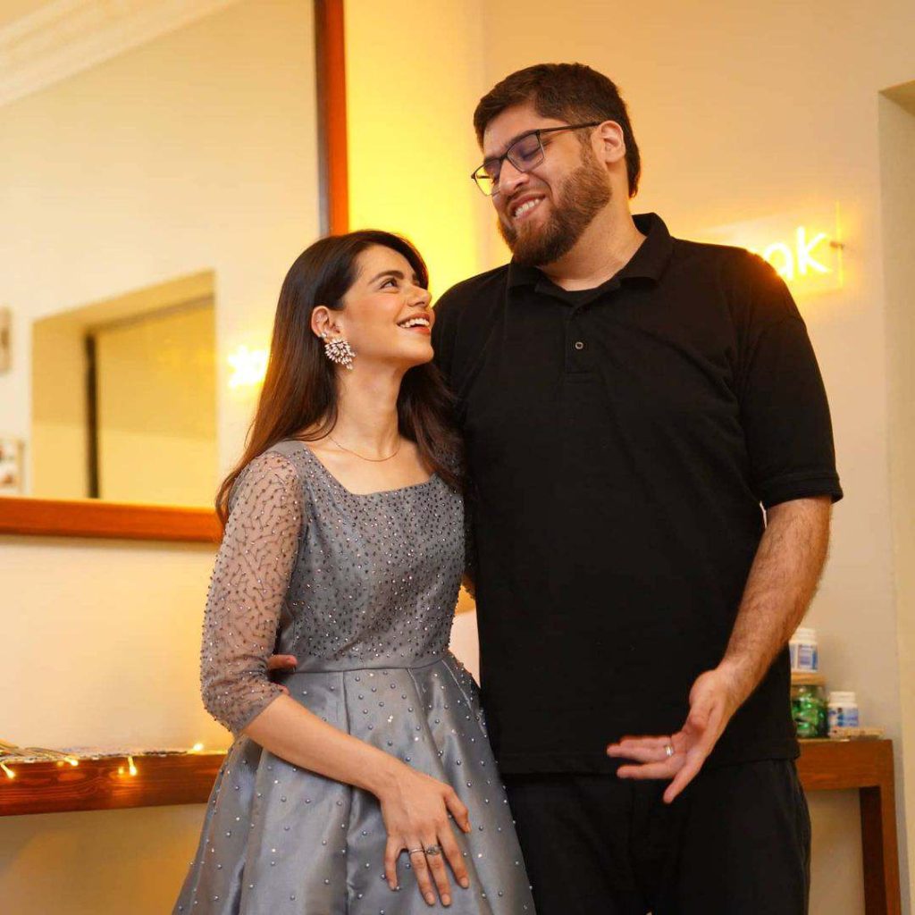 Srha Asghar Celebrates 28th Birthday With Her Husband Lala Umer