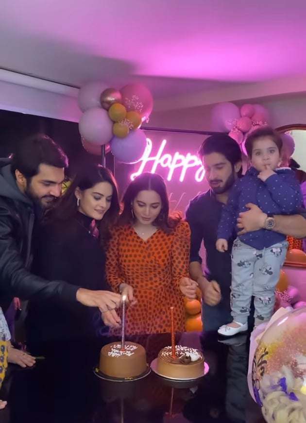 Here's How Twins Aiman And Minal Khan Celebrated Their 23rd Birthday. Pics Inside