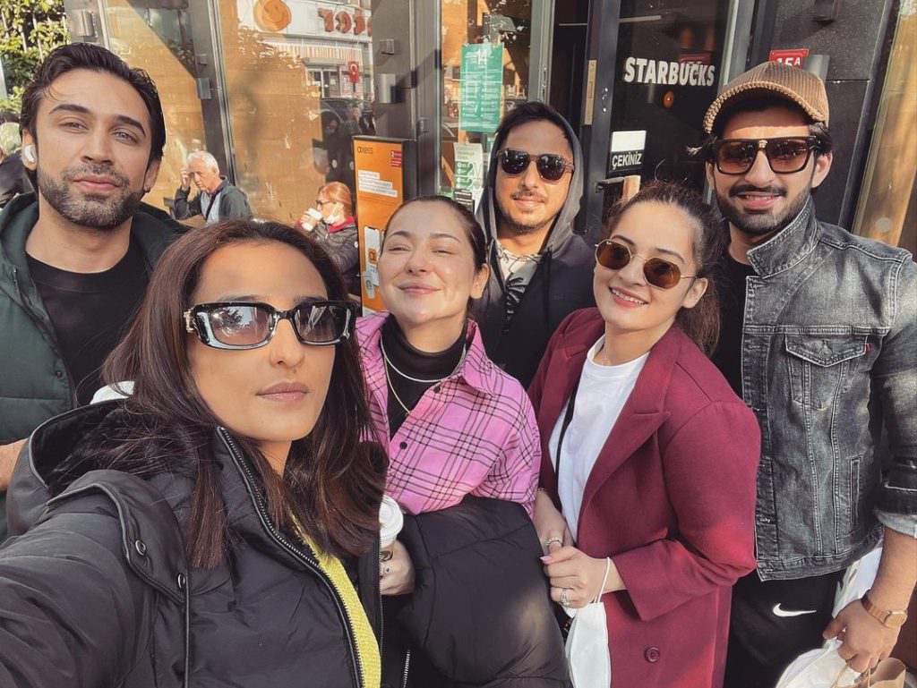 Relishing Moments Of Aiman Khan And Muneeb Butt From Their Stay In Istanbul Turkey