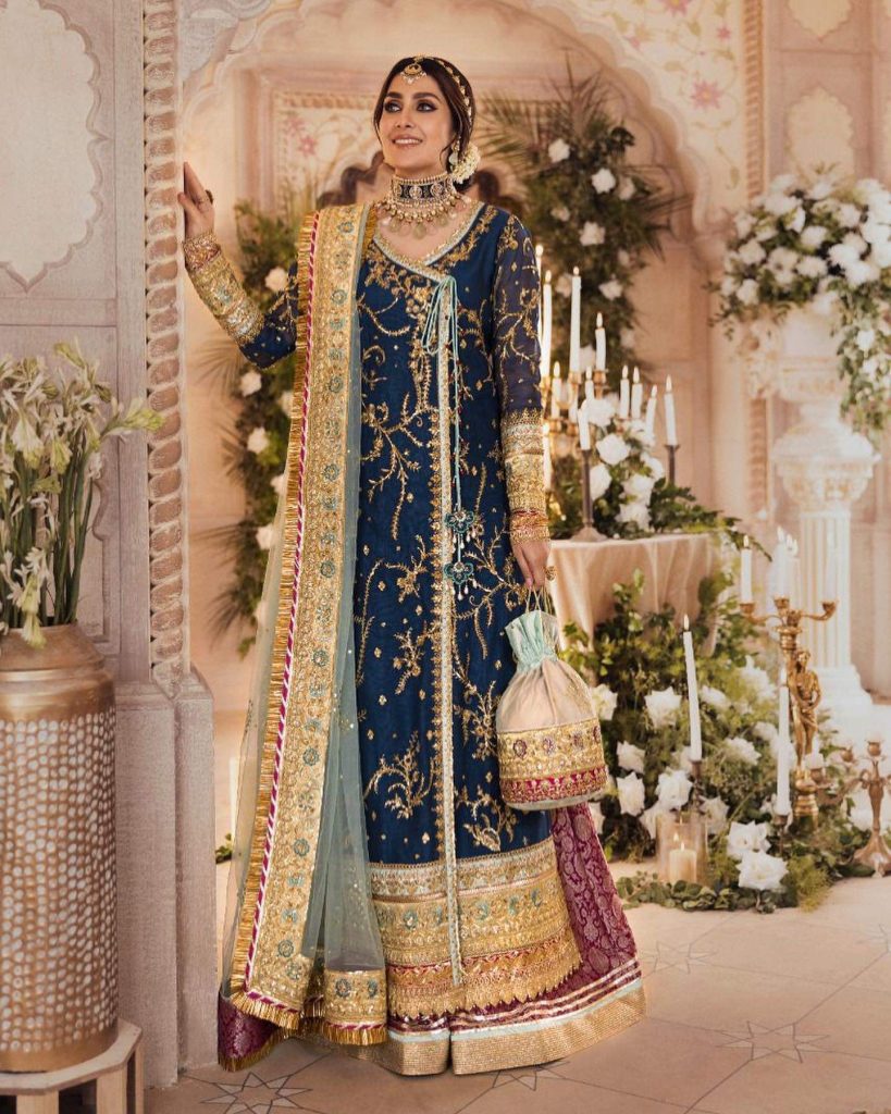 Ayeza Khan Endorsing Saadia Asad’s Latest Wedding Collection