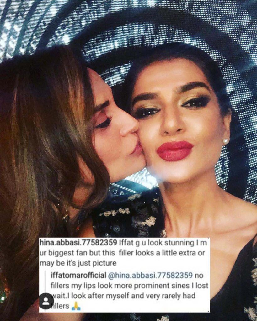 Iffat Omar Felicitous Reply To Netizens For Pointing Her To Get Done with Lips Filler