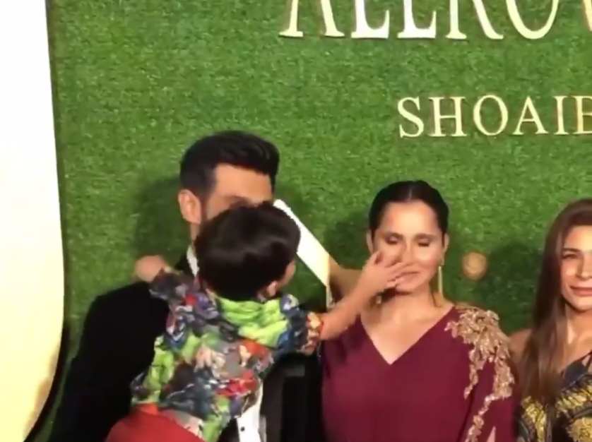 Video: Sania Mirza's son Izhaan Mirza slapping his mother in love goes viral