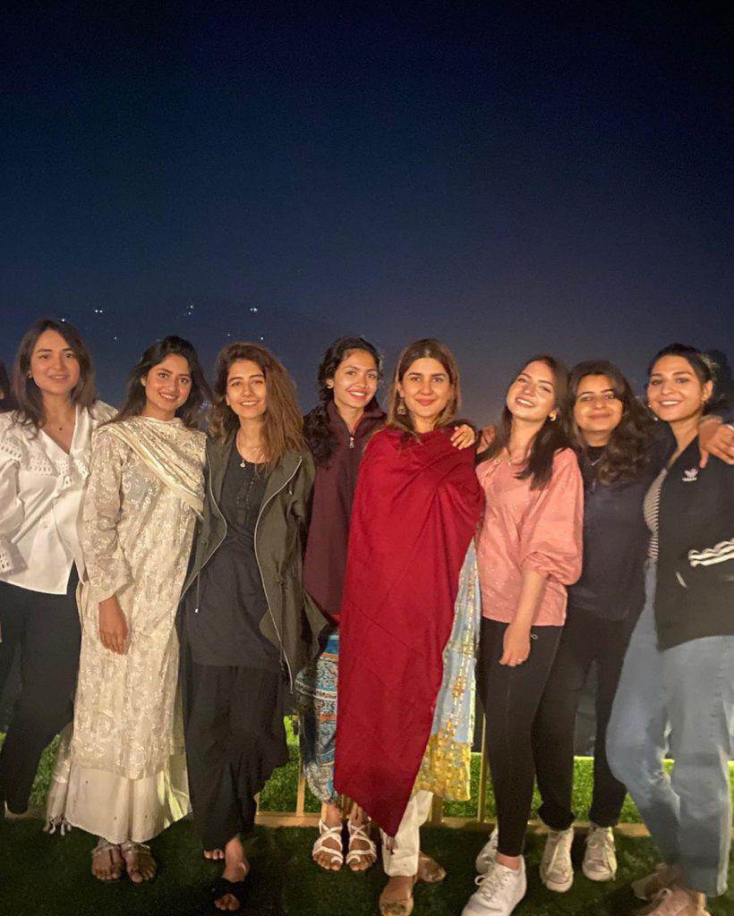 Sajal Aly, Yumna Zaidi, And Ramsha Khan Post BTS Pictures From Sinf-E-Aahan Before It’s Release