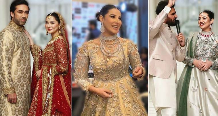 Hania Aamir, Kubra Khan, Sarah Khan, And Zubab Rana Set The PHBCW Ramp On Fire With Their Fascinating Appearance