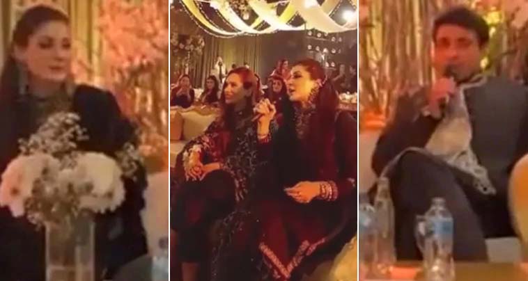 Maryam Nawaz wins over the internet by singing at her son's sangeet ceremony