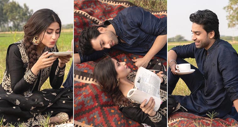 Sajal Aly And Bilal Abbas Khan Manifesting Exhilarating Bonding In Their Latest Fashion Shoot