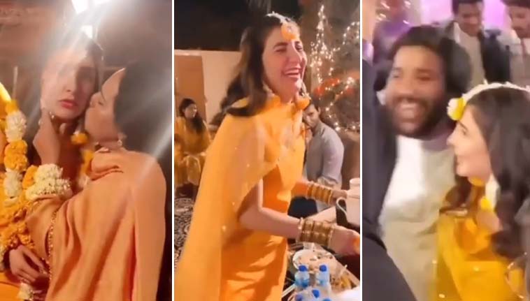 Watch Video Areeba Habib’s Mayun Festivity With Husband To Be Is The Cutest Thing On Internet