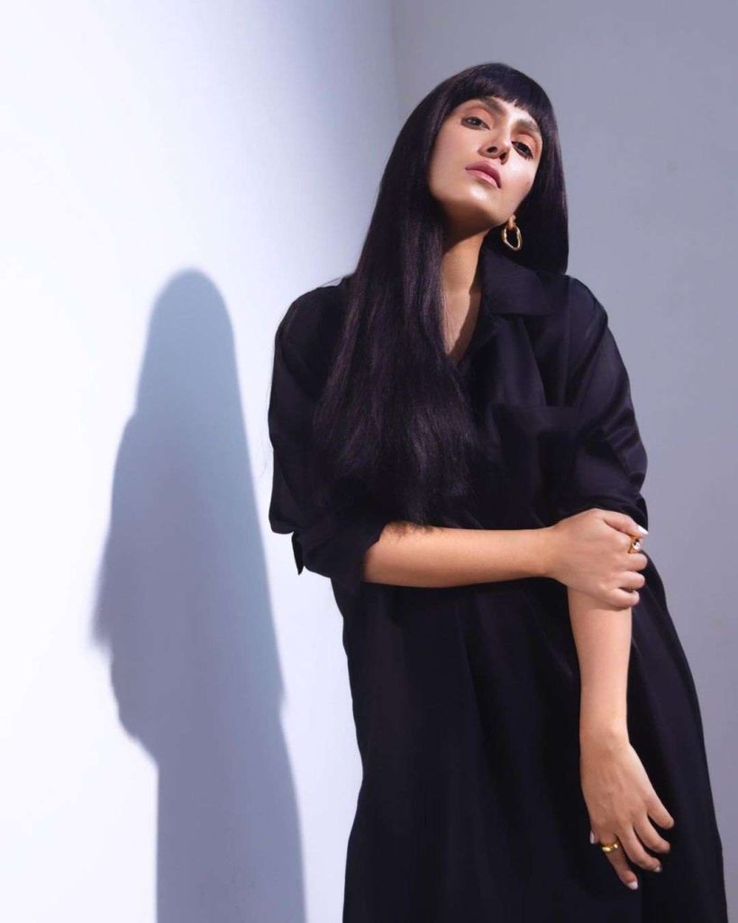 Ayeza Khan Stuns In Sheer Black Dress