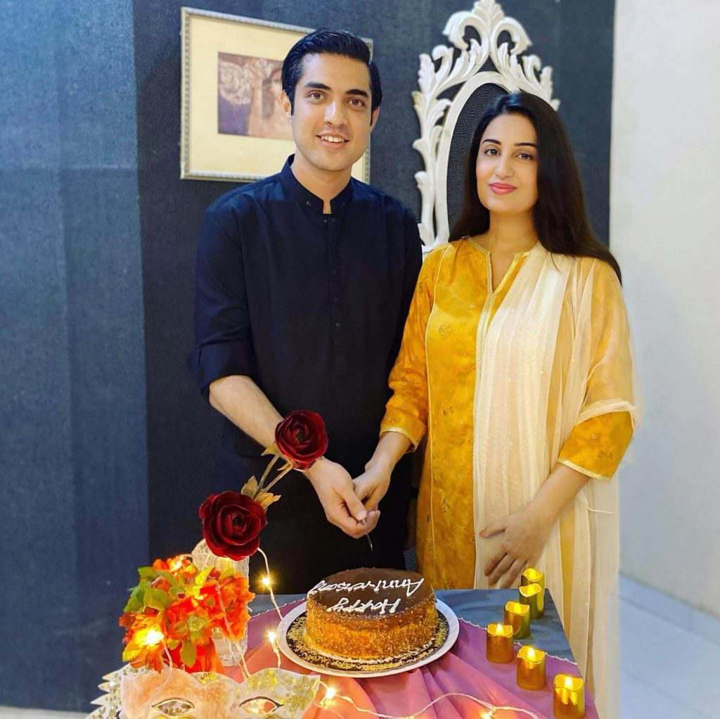 Iqrar Ul Hassan Throws A Surprise Birthday Party For Second Wife