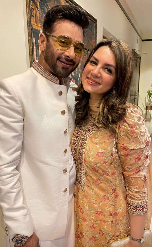Faysal Quraishi And His Wife Sana Faysal Spotted At Sohail Javed’s Daughter Wedding