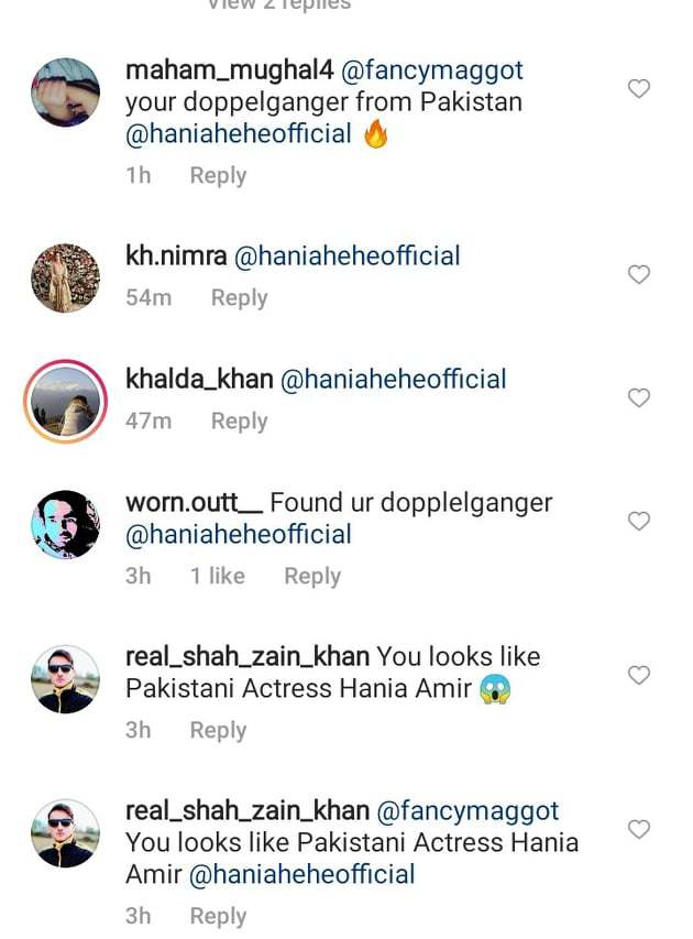 Swedish beauty blogger Shai Hulud nails it as a Hania Aamir lookalike as ‘confused’ fans struggle to tell the difference