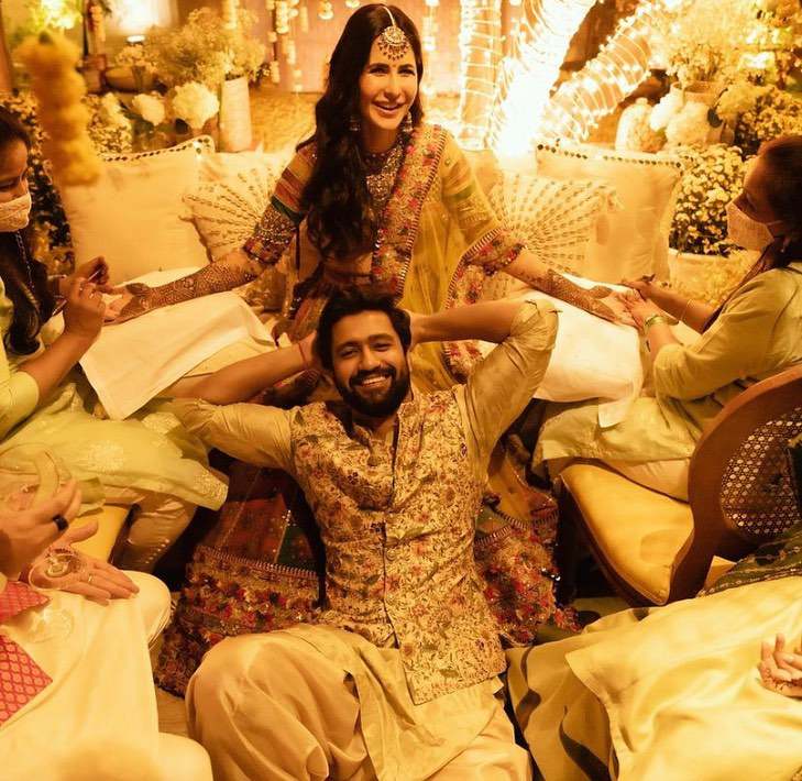 Katrina Kaif And Vicky Kaushal Are Blessing Our News Feeds With Their Fascinating Pictures From Mehndi Event