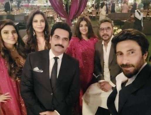 Humayun Saeed, Adnan Siddiqui, Aijaz Aslam, And Many More Spotted At Pakistani Media Tycoon Mir Shakil-ur-Rahman’s Daughter Wedding