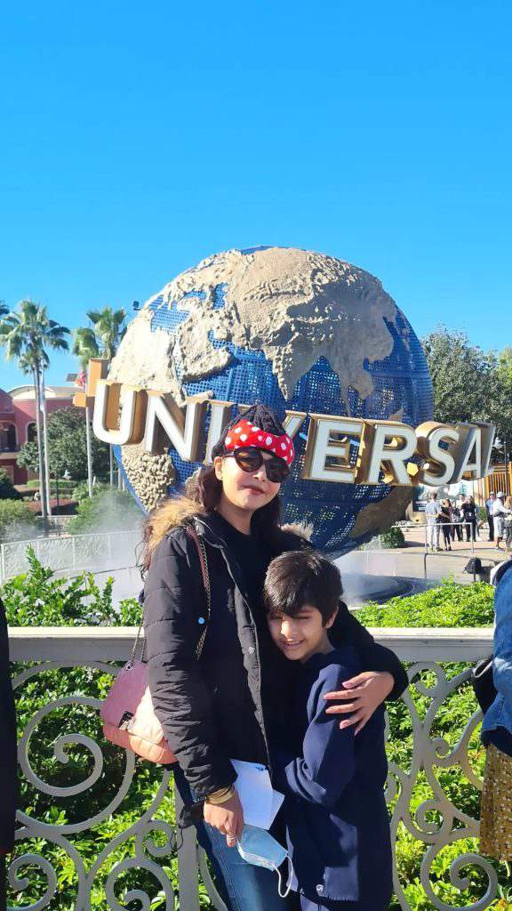 Nida Yasir Is Celebrating Christmas Eve With Her Son In USA, Watch Exquisite Clicks