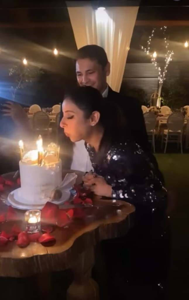 Sarwat Gilani gets surprise 39th birthday party from husband