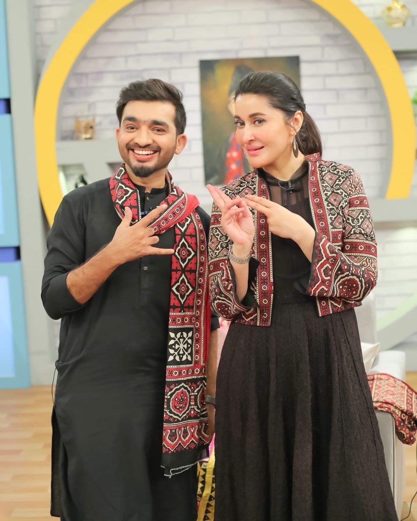 IN PICS: Shaista Lodhi tries to set a new trend by making Sindhi Culture Day in her morning show