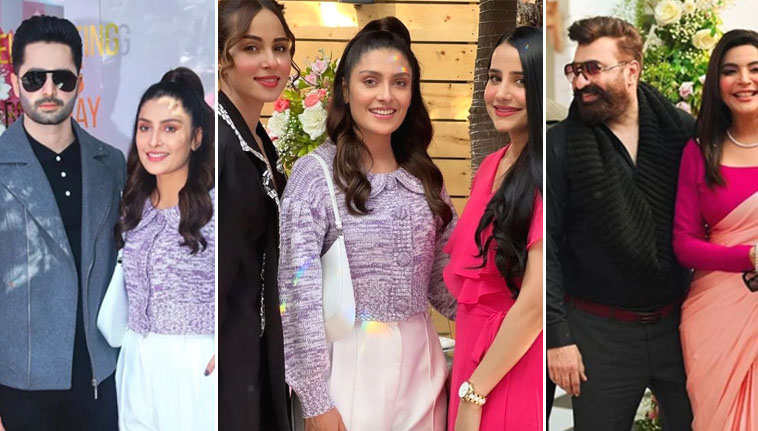 Ayeza Khan Spiking Up The Winter Attire Game So Gracefully; Images From Nida Yasir’s Birthday Party