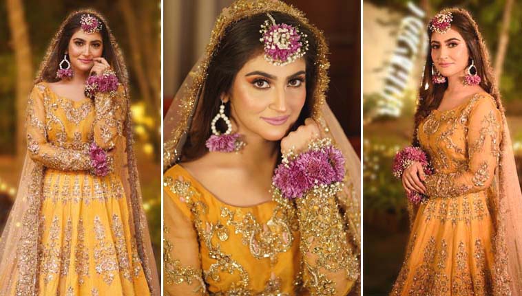 Hiba Bukhari surprises fans with pics from secret, intimate mayun with Arez. See here