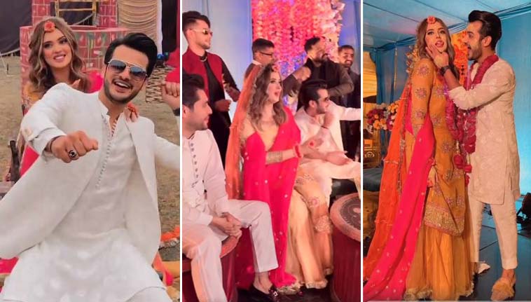 Kanwal Aftab and Zulqarnain Sikandar’s Splendid Pictures From Their Mehndi And Musical Night