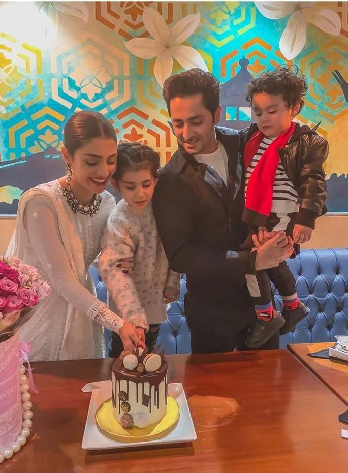 Ayeza Khan gets surprise 31st birthday party from husband